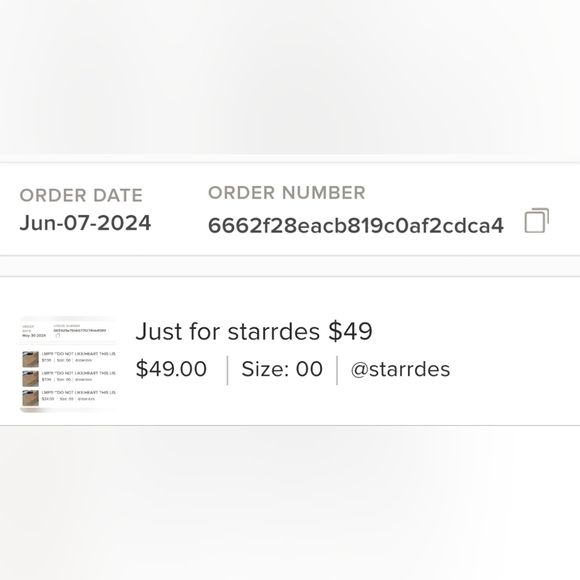 Just for stardess $49 - Picture 1 of 1